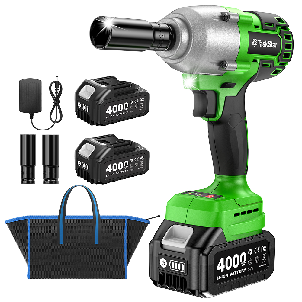 Power Tools Impact Wrench - Ударный гайковерт TaskStar 1600 Нм, 1/2