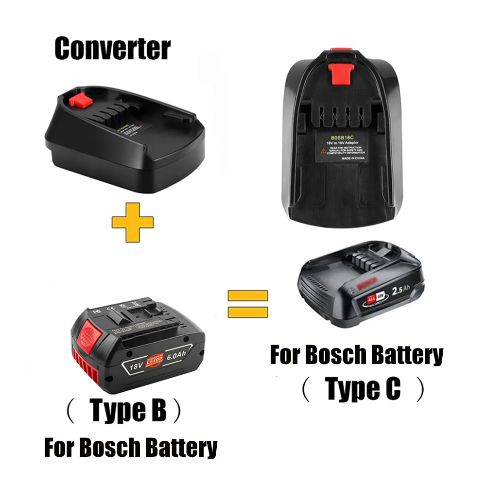 Power Tools Green - Адаптер аккумулятора для литий-ионного аккумулятора Bosch