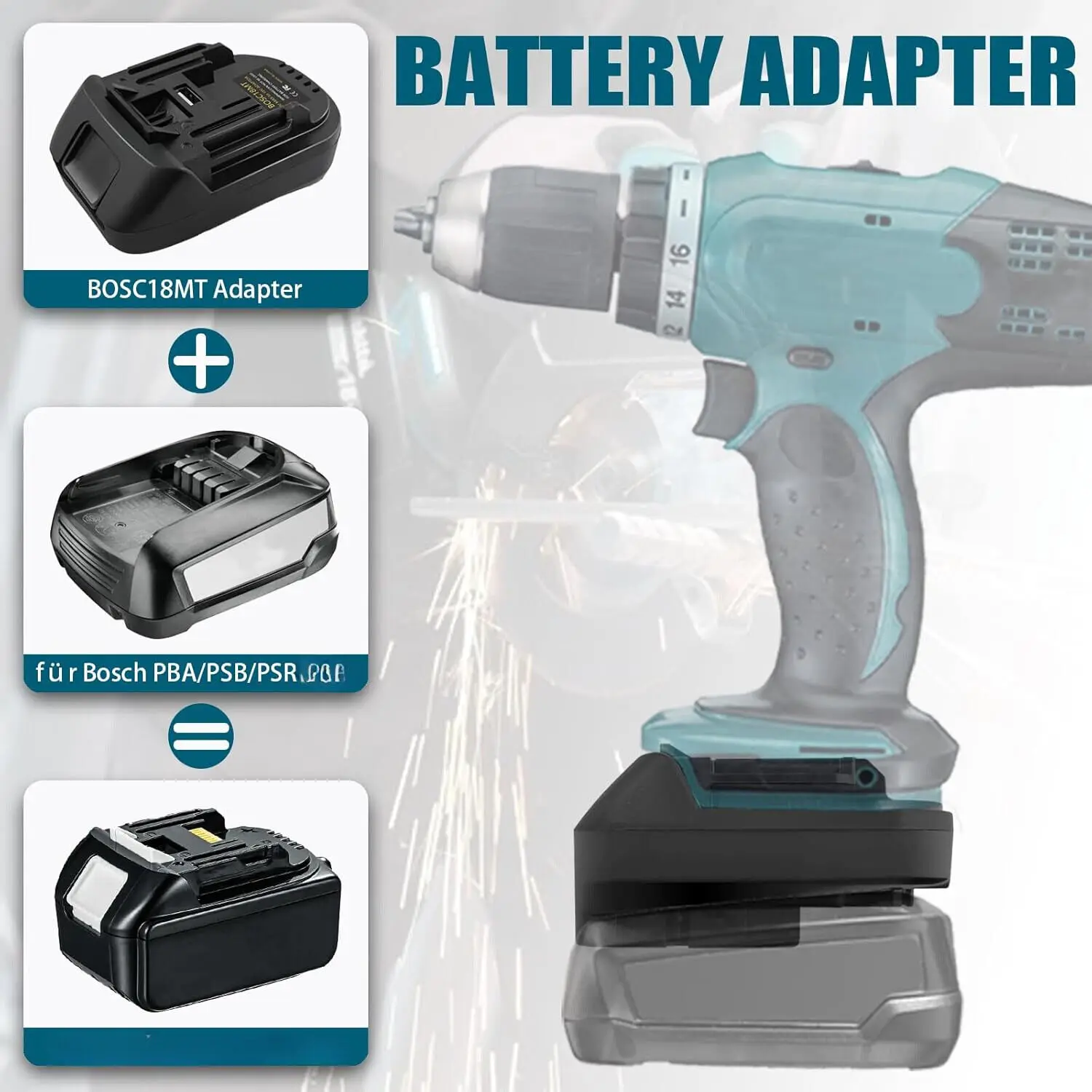 Power Tools Online - Адаптер для инструментов Bosch, предназначенный для