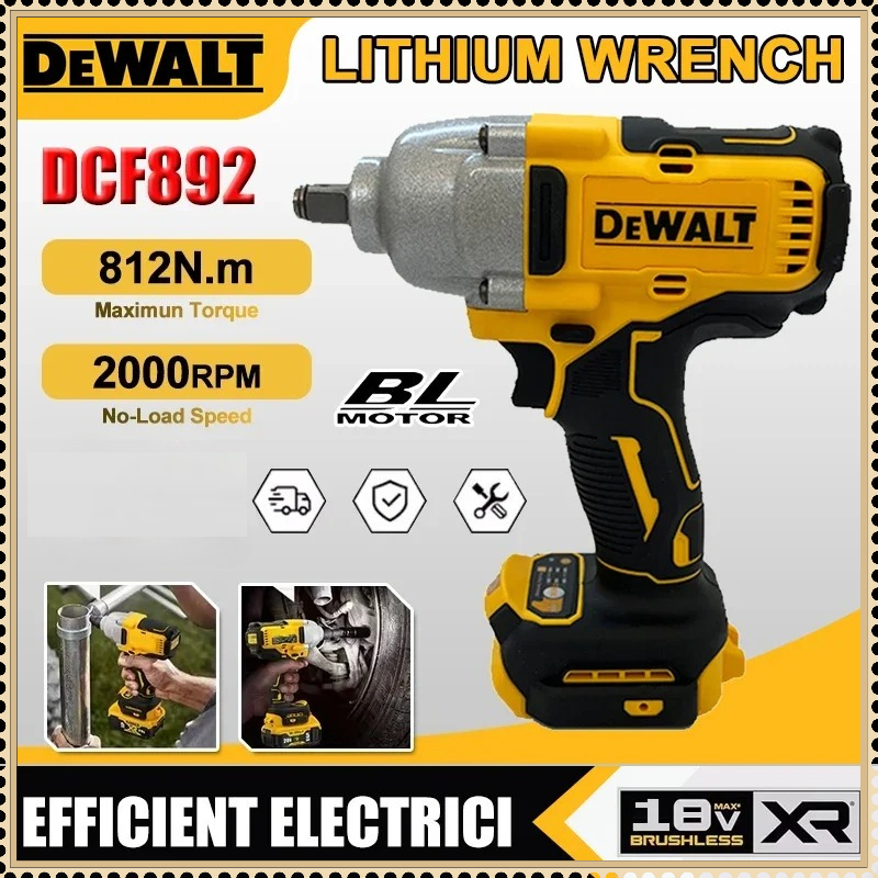 Power Tools Impact Wrench - Бесщеточный электрический ударный гайковерт DeWalt DCF892,