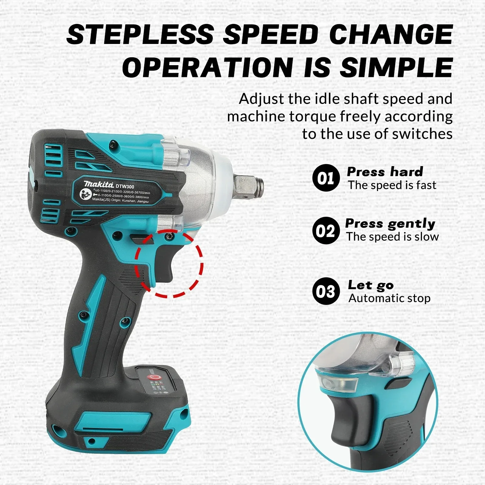 Бесщеточный ударный гайковерт  – обзор и цена Power Tools Impact Wrench