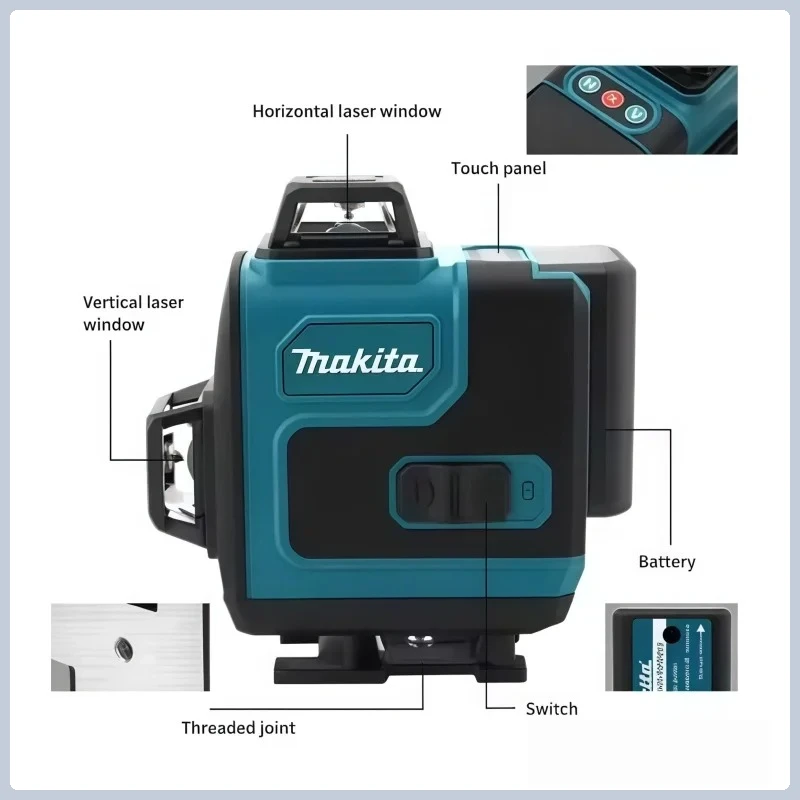 Лазерный нивелир Makita 3D-4D  – обзор и цена Power Tools Green