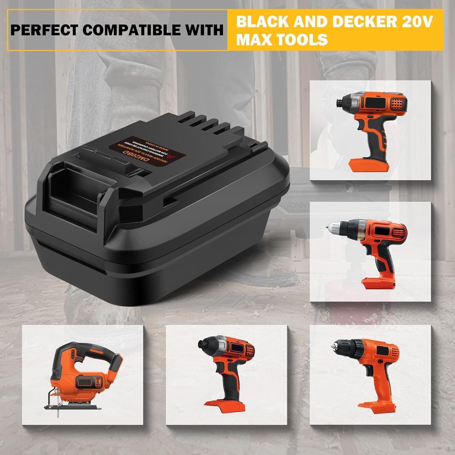 Адаптер для аккумуляторов DM20 – обзор и цена Power Tools Online