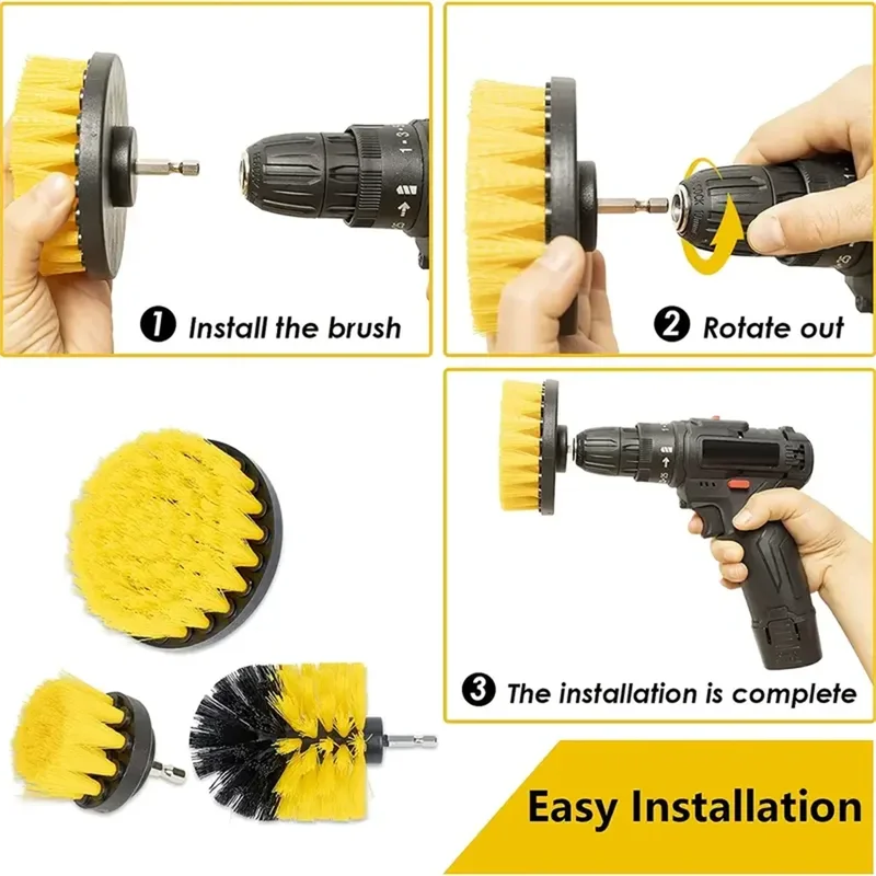 Набор из 3 щеток для дрели - п – обзор и цена Power Tools Tool Box