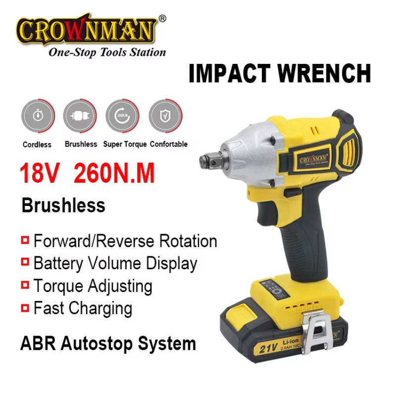 Бесщеточный аккумуляторный уда – обзор и цена Power Tools Impact Wrench