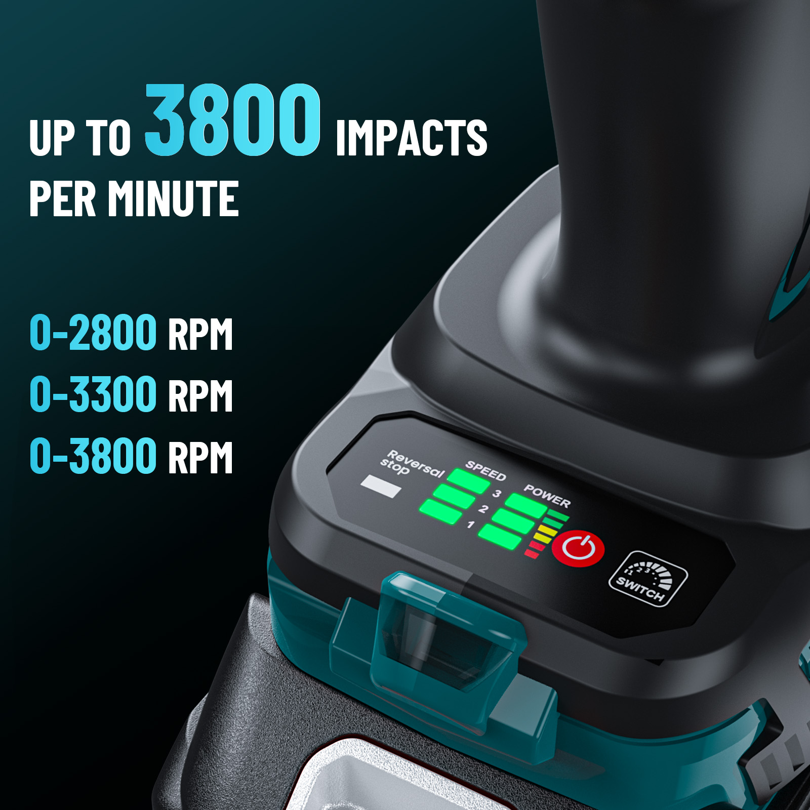 Беспроводной ударный гайковерт – обзор и цена Power Tools Impact Wrench